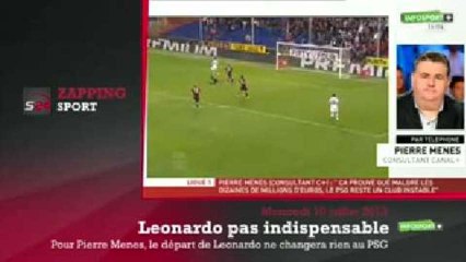 Zap'Sport: Quand Pierre Ménès taille Leonardo