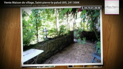 Vente Maison de village, Saint-pierre-la-palud (69), 241 500€