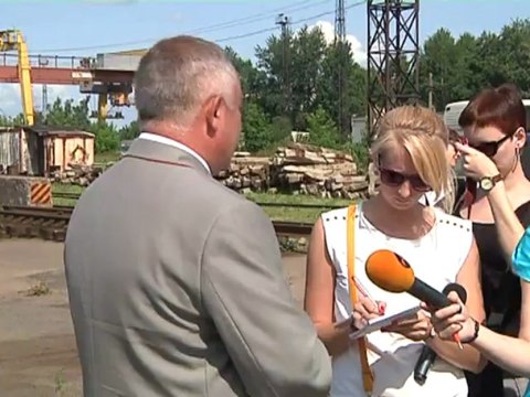 Крушение поезда - учения