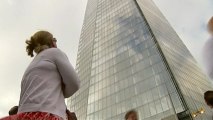 Greenpeace activists scale London's Shard to protest Arctic drilling