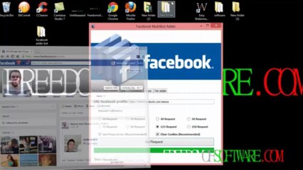 Facebook MultiBot Get The (Like, Share, Comments, Fans, Friend request)