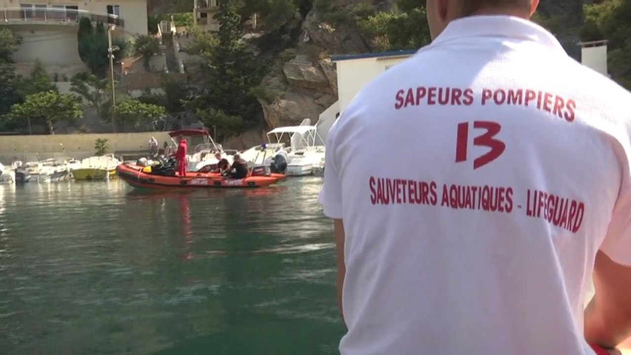 Les sapeurs pompiers en exercice au Cap Méjean