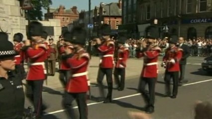 Drum parade for murdered UK soldier Lee Rigby
