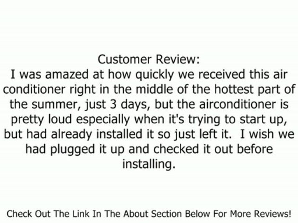 LG Electronics LW1512ERS Energy Star 15,000 BTU 115-Volt Window-Mounted Air Conditioner with Remote Control Review