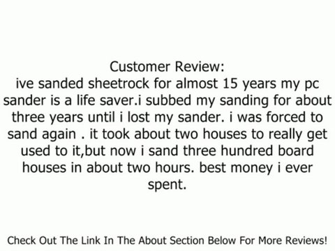 PORTER-CABLE 7800 4.7 Amp Drywall Sander with 13-Foot Hose Review