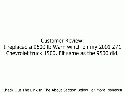 WARN 86255 VR10000 10,000 lb Winch Review