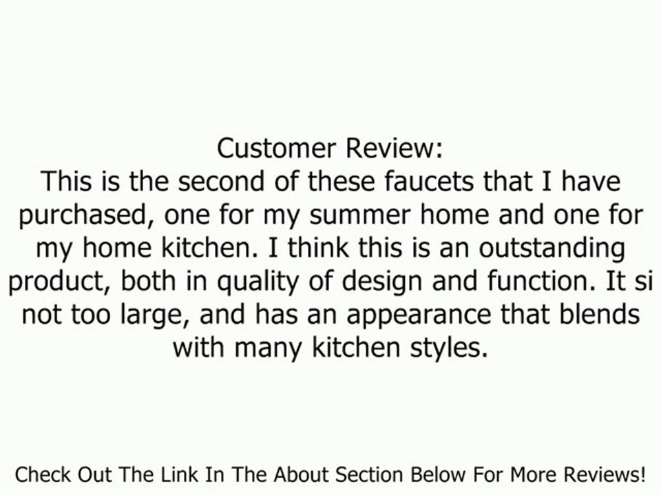 Grohe 32 298 SD0 Ladylux3 Main Sink Dual Spray Pull-Down Kitchen Faucet, RealSteel Stainless Steel Review