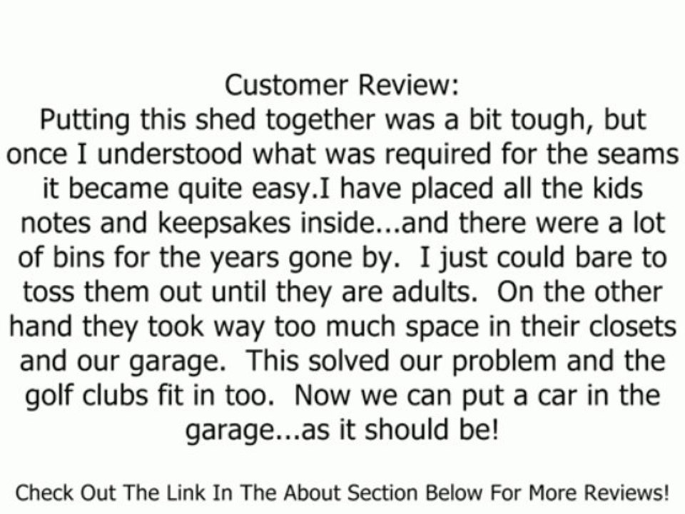 Keter 17181164 6-foot by 3-foot Apex Storage Shed Review