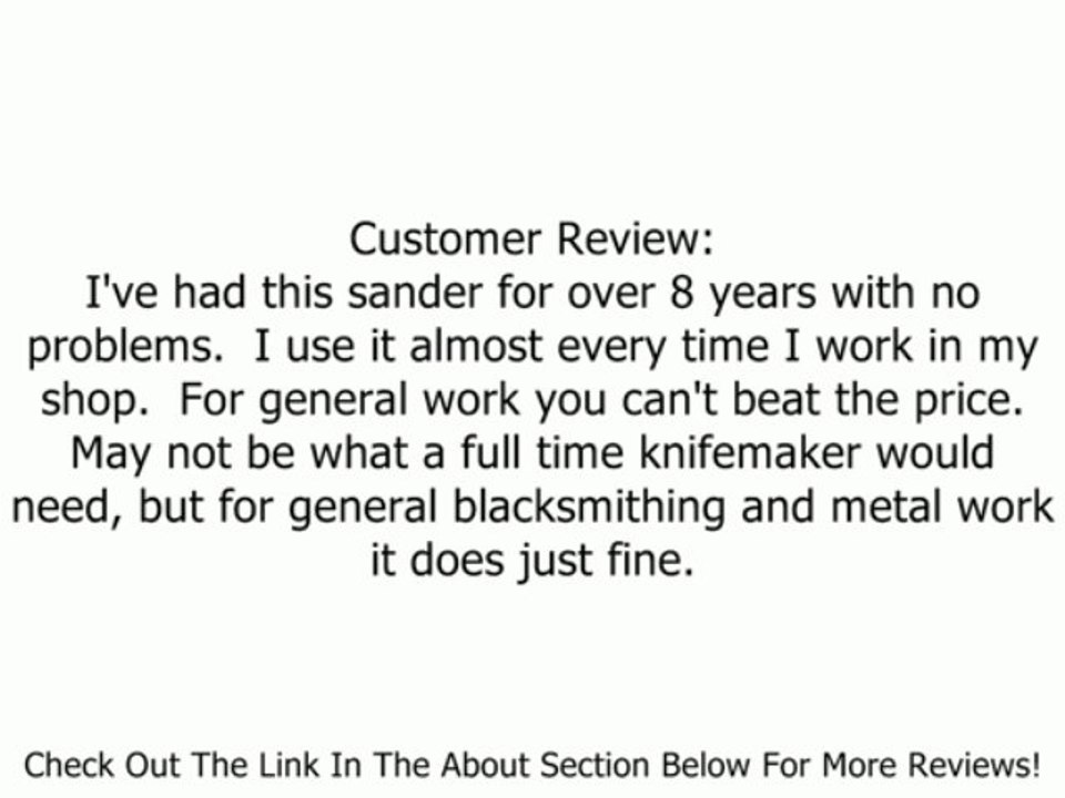 Grizzly G1015 Knife Belt Sander/Buffer Review