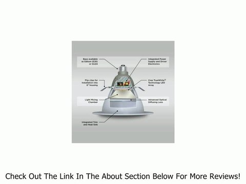 QTY 12 / Cree Cr6 Ecosmart LED 6 Recessed Light 9.5w 35,000 Hours 2700k Review