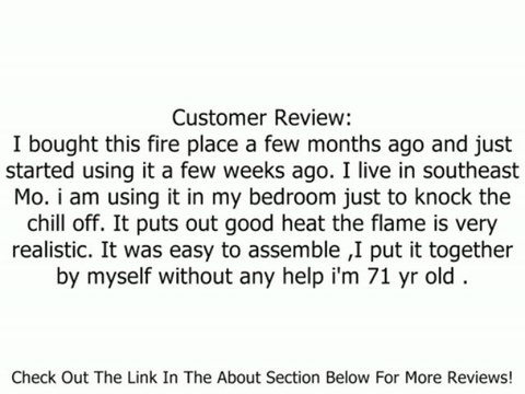 SEI Cartwright Convertible Electric Fireplace, Slate/ Mission Oak Review