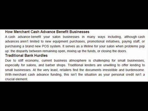 Get Your Salon Business Stand Out With Merchant Cash Advance