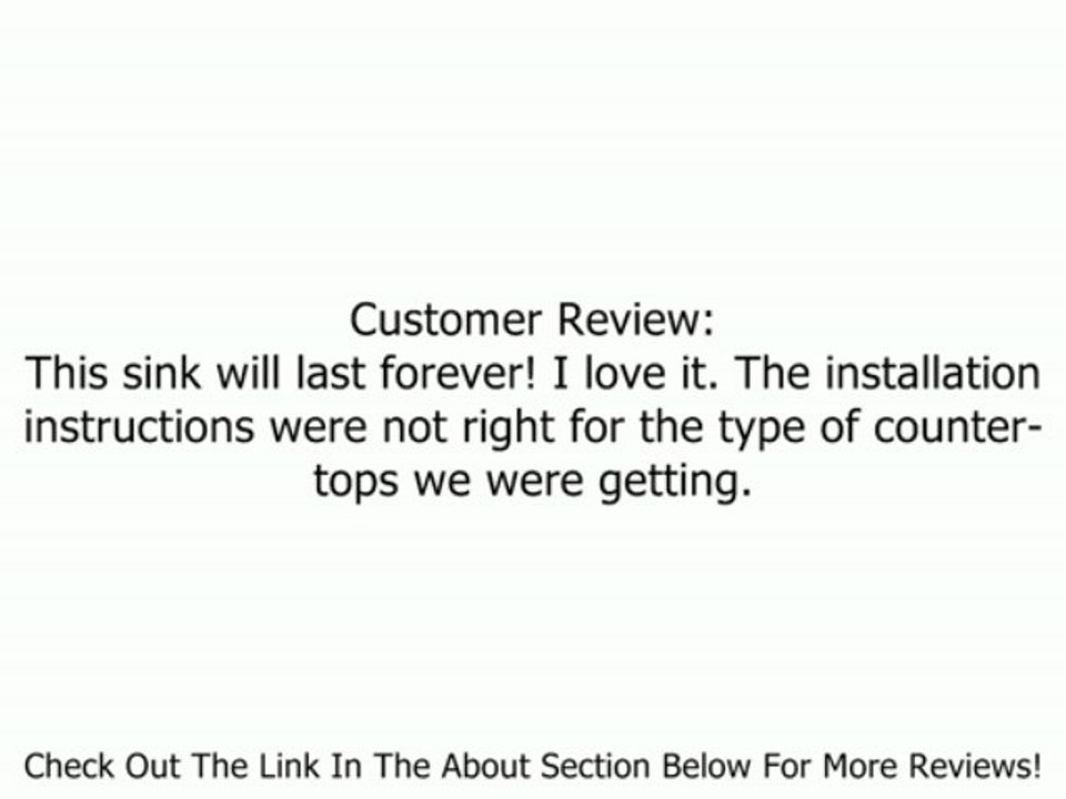 KOHLER K-6488-0 Whitehaven Self-Trimming Apron Front Single Basin Sink with Short Apron, White Review