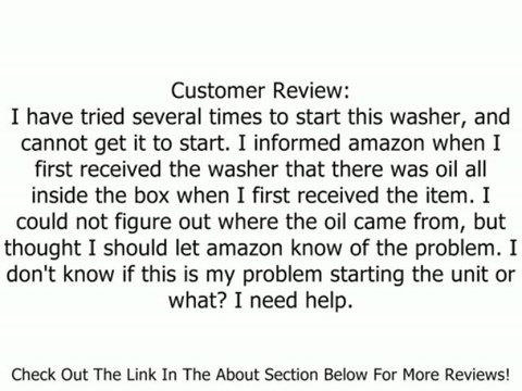 Power Boss 020453 2,600 PSI 2.3 GPM 160cc Honda GCV160 Gas-Powered Pressure Washer Review