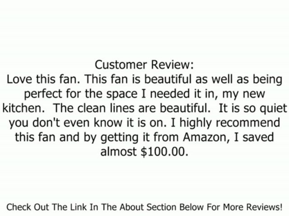 Hunter 21425 Fanaway 48" Ceiling Fan with Clear Retractable Blades, Brushed Chrome Review