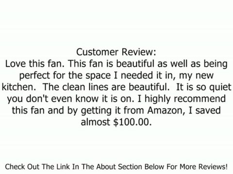 Hunter 21425 Fanaway 48 Ceiling Fan with Clear Retractable Blades, Brushed Chrome Review