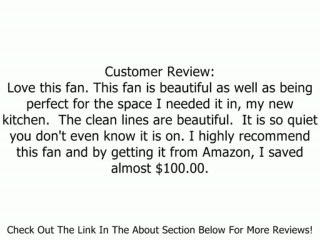Hunter 21425 Fanaway 48" Ceiling Fan with Clear Retractable Blades, Brushed Chrome Review
