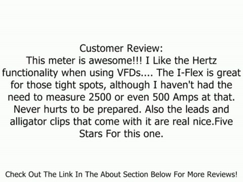 Fluke 381 Remote Display True-RMS AC/DC Clamp Meter with iFlex Review