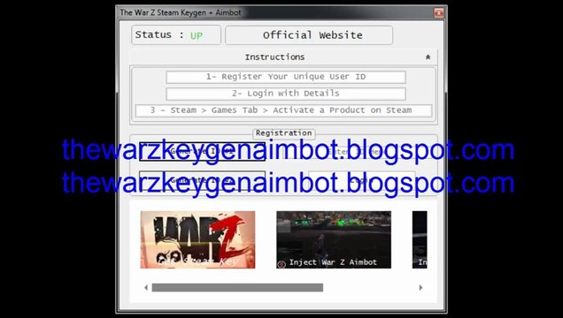 [DROPBOX] THE WAR Z STEAM KEYGEN + BONUS AIMBOT No Survey June 2013 (Free Artificial Aiming Bot)