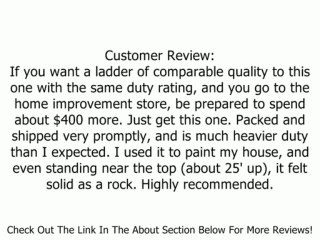 Louisville Ladder AE2228 Aluminum Extension Ladder 300-Pound Capacity, 28-Feet Review