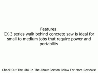MK Diamond 159346 CX-3-Percent Walk Behind Concrete Saw Review