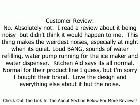 KitchenAid 21.8 Cu. Ft. Stainless Steel French Door Refrigerator - KFCS22EVMS Review