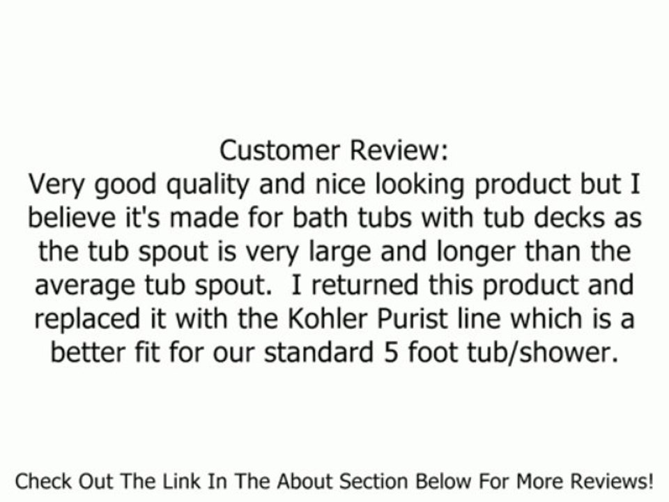 KOHLER K-T14664-4-BN Loure Rite-Temp Bath and Shower Valve Trim, Vibrant Brushed Nickel Review