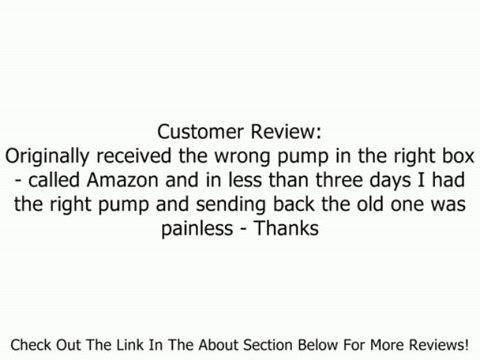 Little Giant SUB12G07H2W2V Submersible Well Pump, 3/4-HP 12-GPM 2-Wire 230-Volt Review