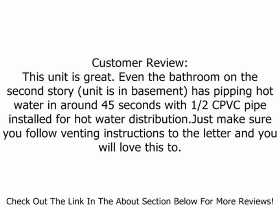 Rheem RTG-64DVN Direct Vent Indoor Series Natural Gas 6.4 GPM Tankless Water Heater Review