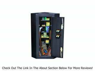 Homak 10-Gun Corner Steel Gun Cabinet Color - Silver Review