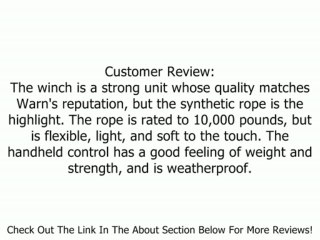 Warn 87800 M8000-s Winch with Synthetic Rope Review