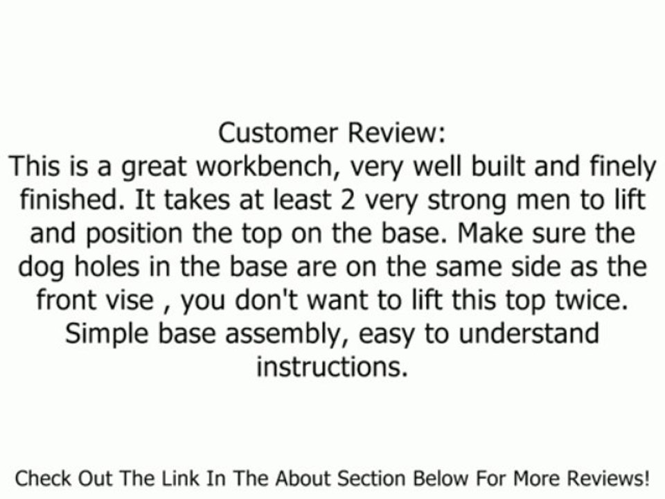 Sjoberg Elite 2500 Beech Workbench Review