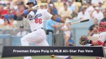 Freeman Edges Puig in MLB All-Star Vote