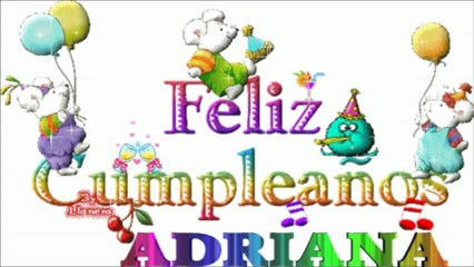 Feliz cumple - adriana