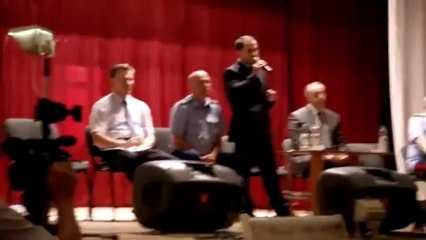 Выступление жителя Пугачёва на встрече с Бабичем