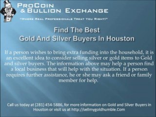 Check The Online World for Gold and Silver Buyers