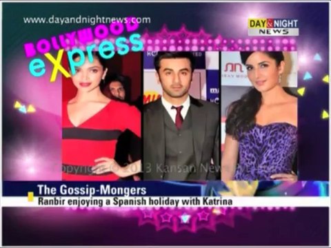 Ranbir enjoying a Spanish holiday with Katrina