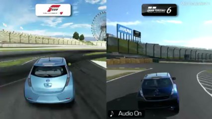 Forza Motorsport 4 vs Gran Turismo 6 Demo - Suspension Physics Comparison