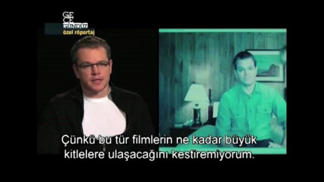 Kayıp Umutlar _ Promised Land - Matt Damon _NTV - Gece Gündüz_ Röportajı
