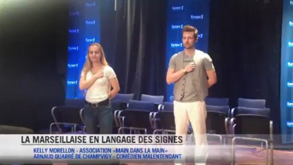 Une Marseillaise en langue des signes
