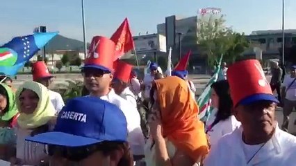 Fabriano (AN) - Indesit, il corteo dei cinquemila: reportage -live 1- (12.07.13)