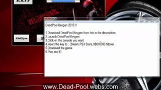 DeadPool - Keygen, Key GENERATOR [June 2013]