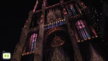 Strasbourg les illuminations de la cathédrale