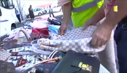 Opération  destruction de contrefaçons