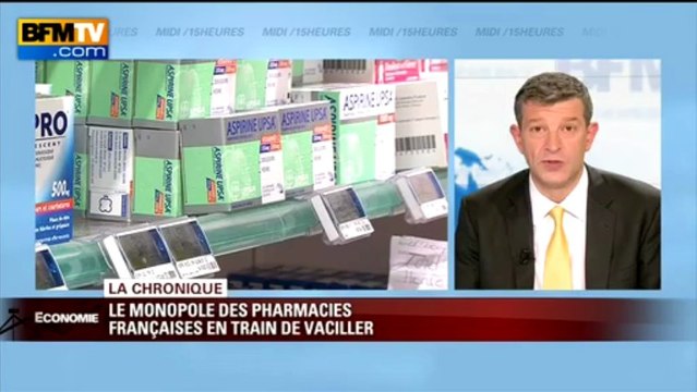 Chronique éco de Nicolas Doze: la fin du monopole des pharmacies - 12/07