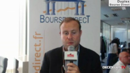 12/07/13 : Les Experts de Bourse Direct dans l'émission "Duplex Bourse" sur Décideurs TV