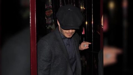 David Beckham Enjoys a Boys' Night Out in London