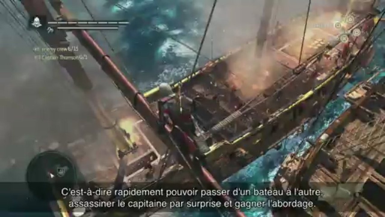 Assassin's Creed IV: Black Flag - Piraterie / Naval Gameplay commentée FR