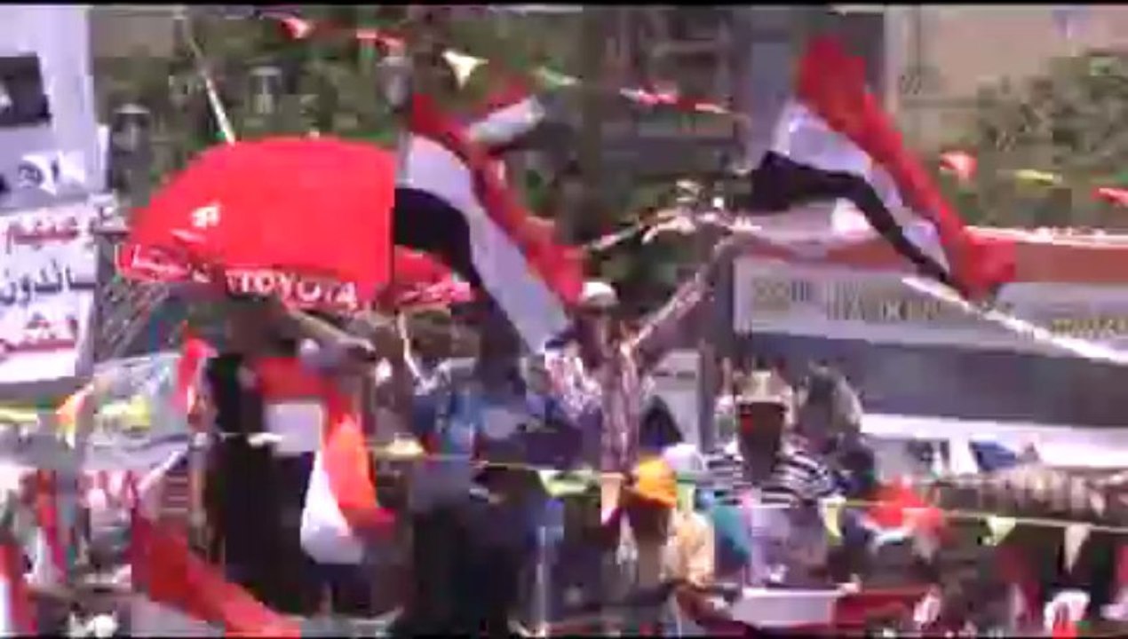 Darbe karşıtları Adeviyye Meydanı'nda