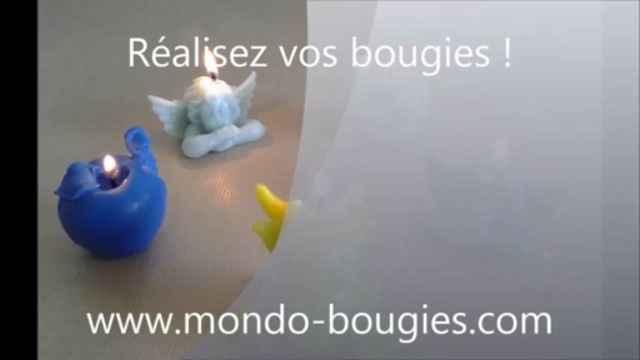 Fabrication d'une bougie avec un moule silicone
